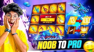 Free Fire NOOB TO PRO ULTRA MAX IN 9 Mins Bought Everything From Events -Garena Free Fire