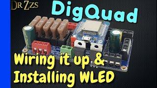 DigQuad DIY RGB LED Controller - Setup Software & Wiring Connections