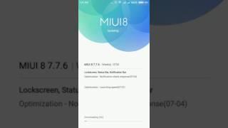 Miui Update version 8.7.7.6 latest 7 July Weekly!!!