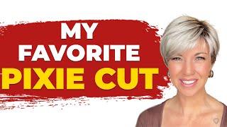 My Favorite Pixie Cut!  Seven Mono Part by Ellen Wille Wig | Chiquel Wigs