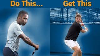 Improve your One handed backhand FASTER by training This Way...