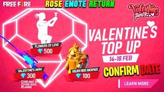 Rose emote return kab aayega confirm date  rose emote return event