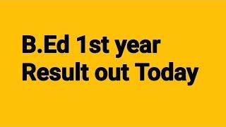 B.Ed 1st year Result out || MDU 2024 Result out || MDU B.Ed 1st year 2024 resultout || Naveen Dahiya