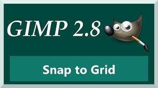 Grid Settings & Snap to Grid Pixel Perfect Select | GIMP 2.8 Tutorial for Beginners