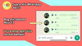 Cara mengatasi suara mic kecil di Xiaomi MIUI 13 | TUTORIAL