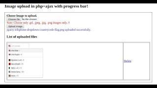 File Upload with Progressbar Using PHP & Jquery