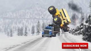 Giants Machines Crushes Cars - Beamng drive #Shorts