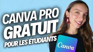 Avoir Canva Pro gratuitement quand on est étudiant