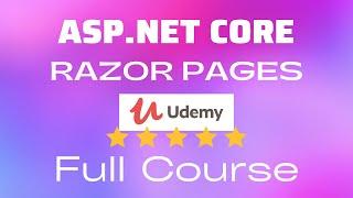 Build ASP.NET Core Razor Pages Web Application From Scratch - Udemy Course Promotion