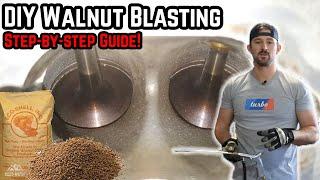 DIY - Walnut Blasting Your Intake Valves (Remove Carbon Buildup)