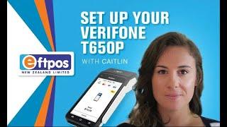 How to set up your Verifone Android T650p EFTPOS terminal