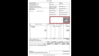 Tally Add On : Print QR Code in Sales Invoice in Tally Prime Software.