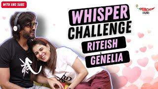 Riteish & Genelia play Whisper Challenge  | VED | Gaurav