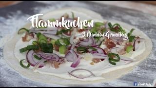 Flammkuchenteig in 3 Minuten