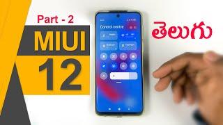 MIUI 12 Features Telugu | Part 2 | MIUI 12 Settings Telugu | Tech Sai Telugu