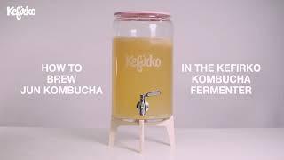 HOW TO BREW JUN KOMBUCHA IN THE KEFIRKO KOMBUCHA FERMENTER