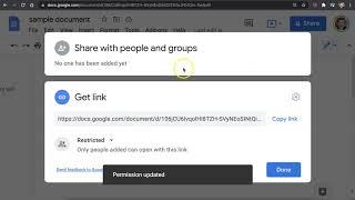 Google Doc: How to share so that others can comment or make suggestions