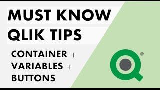 Qlik Sense - Must Know Tips #1 | Using variables to display or hide elements