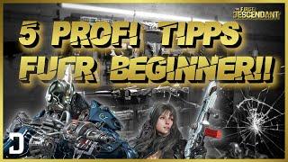 THE FIRST DESCENDANT | 5 PROFI TIPPS DIE DU WISSEN MUSST!! BEGINNER GUIDE DEUTSCH 2024