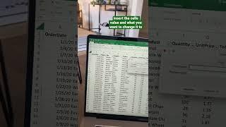 #shorts how to find and replace in excel 