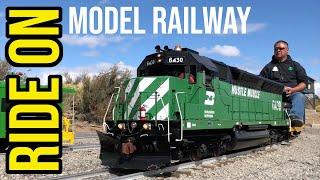 Miniature Ride-On Model Trains | Live steam & Diesel 7.5" | Eastern Cascades Railroad in Bend, OR