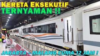 KERETA MALAM TERNYAMAN ?!! Full Trip KA GAJAYANA EKSEKUTIF Jakarta-Malang, TIKET TERMURAH 75 RIBU