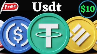 Free Usdt mining 2023 || Earn free $10 worth of the tether Usdt Cryptocurrency, free 