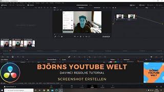 Davinci RESOLVE Tutorial Deutsch Screenshot erstellen Bild exportieren