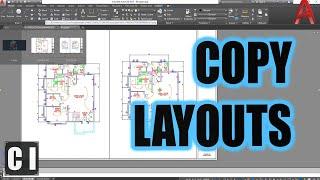 AutoCAD How To Copy A Layout From Another Drawing! Instant Sheet Setup