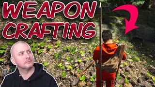 How To Scum 0.7 | Crafting your first weapons & Bag