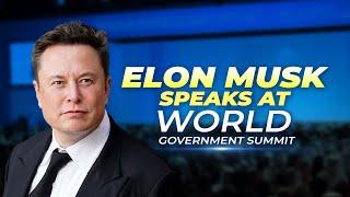 Tesla CEO Elon Musk speaks at Dubai's World Government Summit| Boring cities, AI, and DODGE