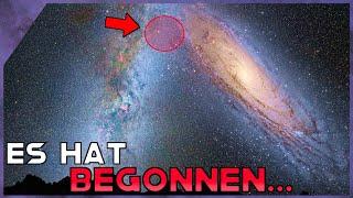 ES HAT BEGONNEN: Andromeda und Milchstraße KOLLIDIEREN!