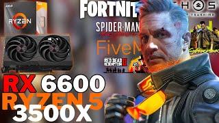 Ryzen 5 3500X + RX 6600 Gaming PC in 2024 | Tested in Games