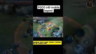 Poco c40 test main mobile legend terbaru #shorts #pococ40mobilelegend #testgame