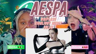 aespa 에스파 'Whiplash' MV + Teaser, Highlight Medley + all solos reaction