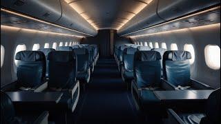 Experience real-time ASMR airplane cabin sounds recorded inside the plane for ultimate relaxation.