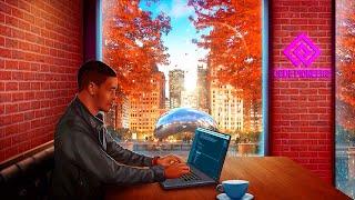 Autumn Morning Coding in Chicago | LoFi Jazz Hip-Hop [Code - Relax - Study]