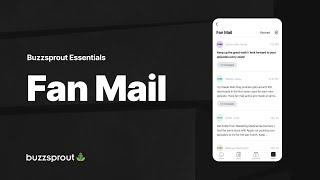 Fan Mail — Buzzsprout Essentials
