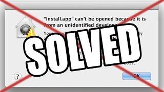 OPEN UNIDENTIFIED DEVELOPER APPS WITHOUT ADMIN PASSWORD ON MAC! WORKS!