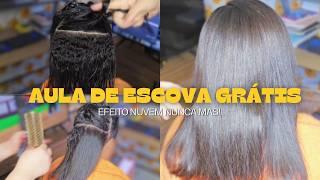 AULA GRÁTIS APRENDA #ESCOVA PERFEITA CLIQUE E #COMECE! #Escovista Profissional