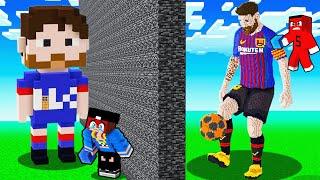 HASANI YAPI KAPIŞMASINDA MESSİ ile TROLLEDİM !! - Minecraft