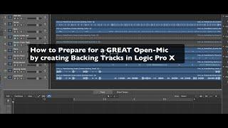 How to create backing tracks in Logic Pro X