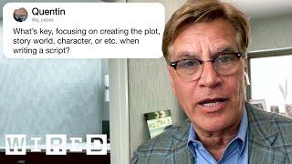 Aaron Sorkin Answers Screenwriting Questions From Twitter | Tech Support | WIRED