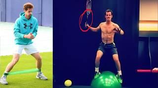 Andy Murray Explosive Pre Match Tennis Gym Workout 