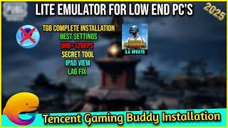 BEST EMULATOR FOR PUBG MOBILE | TGB INSTALLATION | BEST SETTINGS FOR LOW END PC's | IPAD VIEW