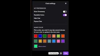 How to CHANGE the COLOR of your NAME in TWITCH chat "UPDATED".