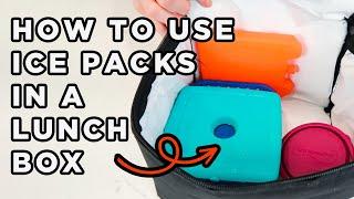 How to Use an Ice Pack to Keep School Lunches Fresh!