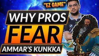 THIS IS WHY AMMAR WINS ANY LANE! - Kunkka Offlane Tips & Tricks - Dota 2 7.35b Guide