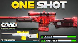 Meet the FASTEST ONE SHOT SNIPER in WARZONE BO6! (Best 1 Shot Sniper Meta Loadout & Class)