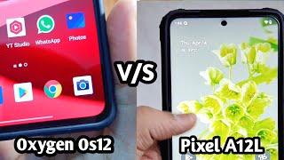 Poco X3 Pro Oxygen Os 12 Vs Pixel Experience Plus Android 12L || 